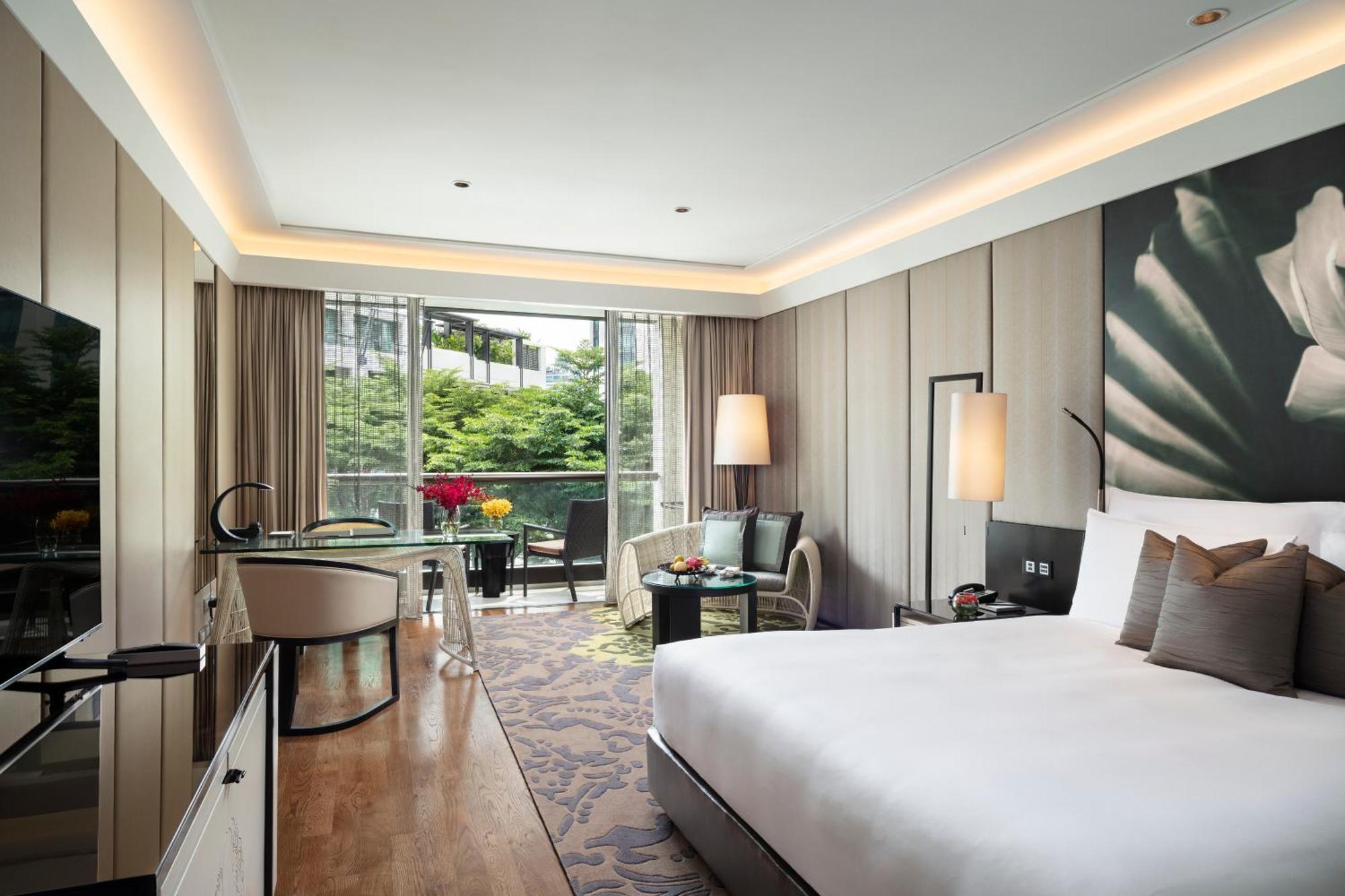 Siam Kempinski Hotel Bangkok Kültér fotó Deluxe Room